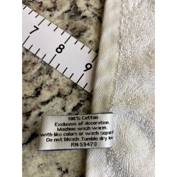 Christmas Embroidered Towels Merry Xmas Tree Snowman Holiday Kitchen Bath Set 4 - Picture 4 of 13